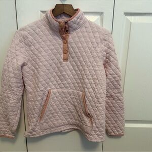 Orvis Light Pink Quilted  Pullover
